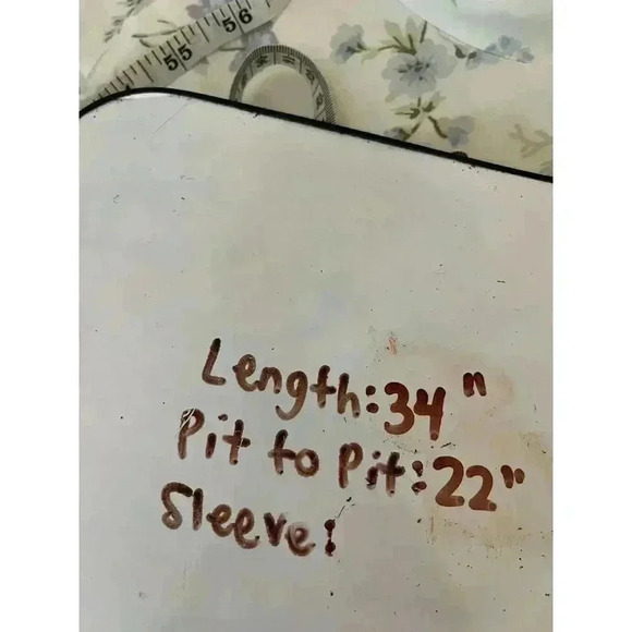 Vtg Laura Ashley Babydoll Ruffle Nightgown Floral Short Sleeve 100% Cotton L - Picture 9 of 15